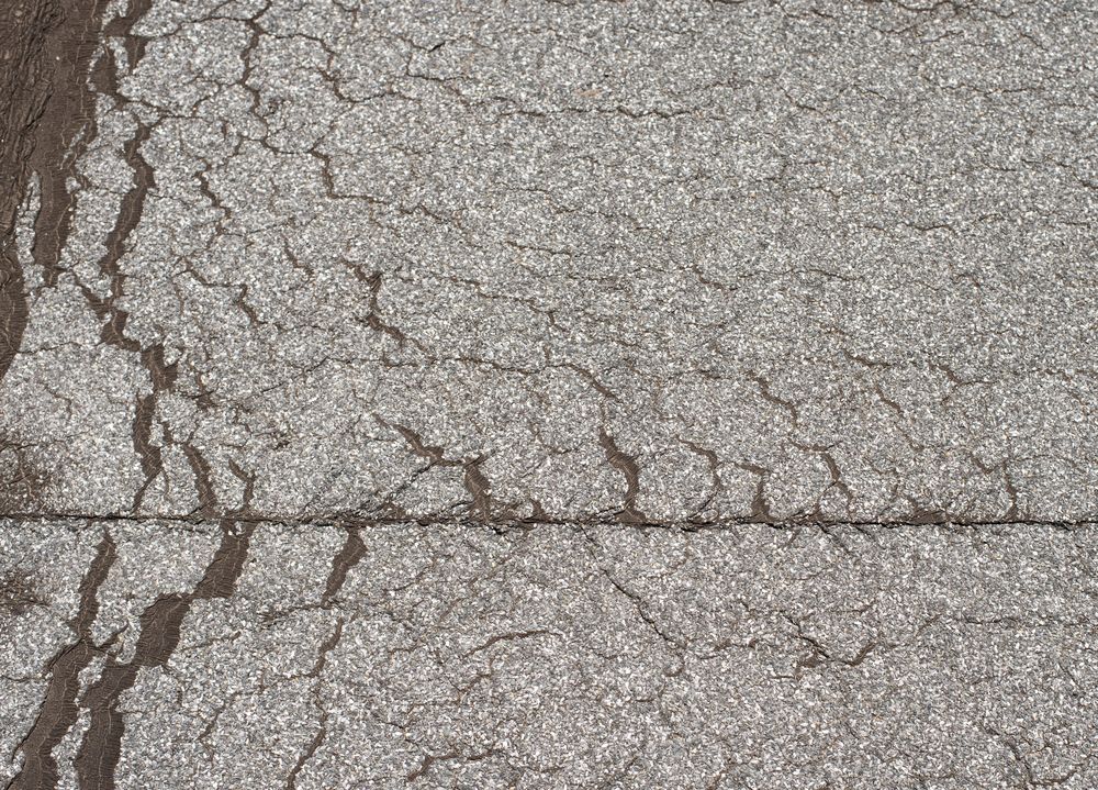 Losliggend dakleer op plat dak in Leersum